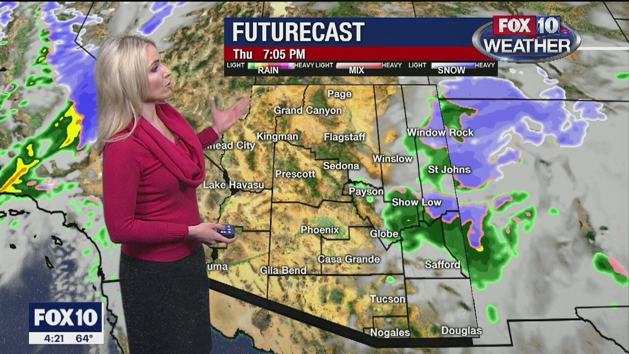 4 p.m. Weather Forecast 1/16/20