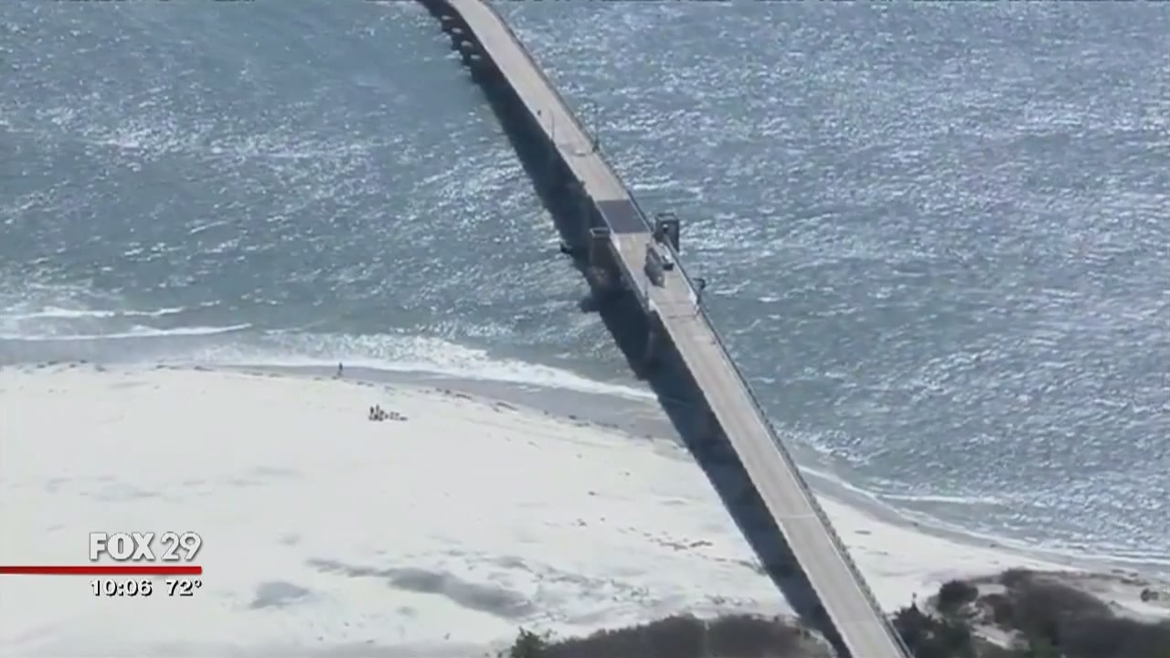 Bridge connecting 2 Jersey shore towns closed for repairs