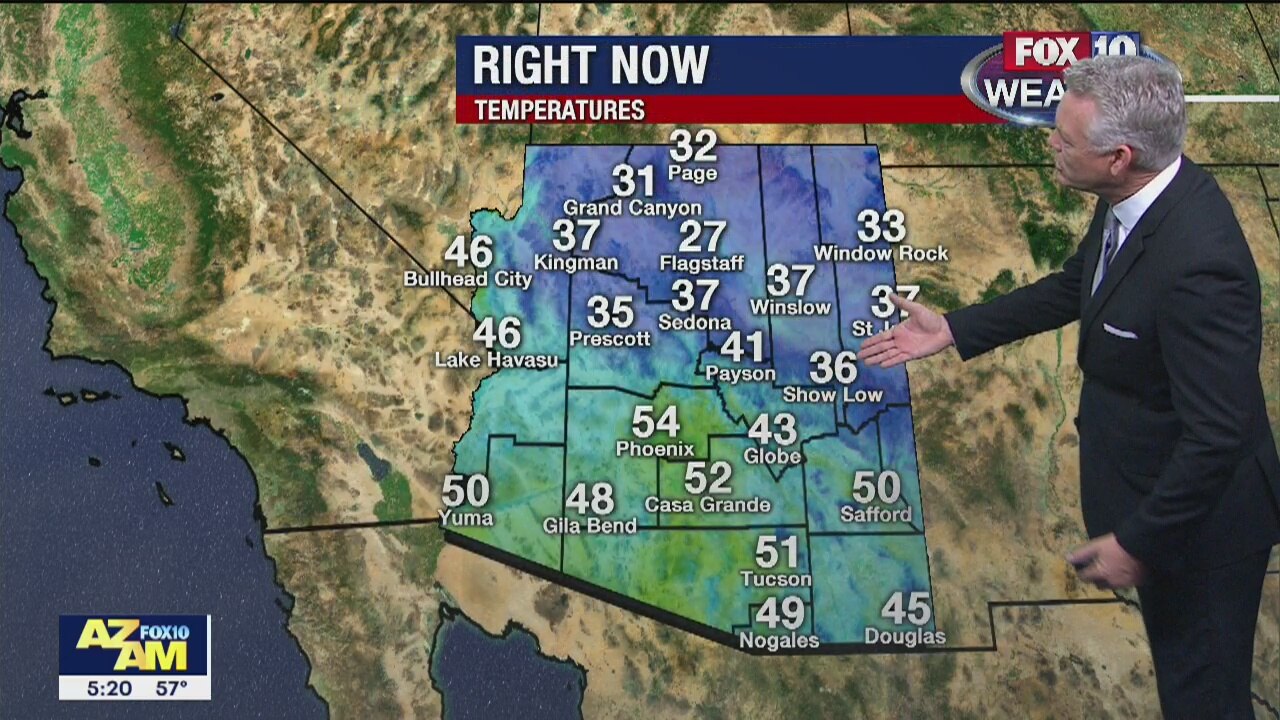 5:00 a.m. Weather - 1/22/20