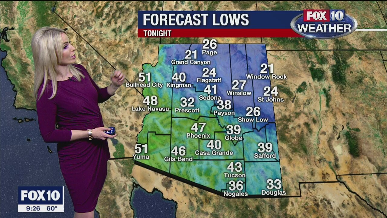 9 p.m. Weather Forecast 1/23/20