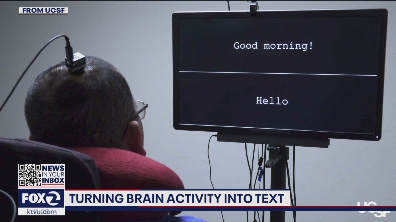 Remarkable technology at UCSF turns brain activity into text
