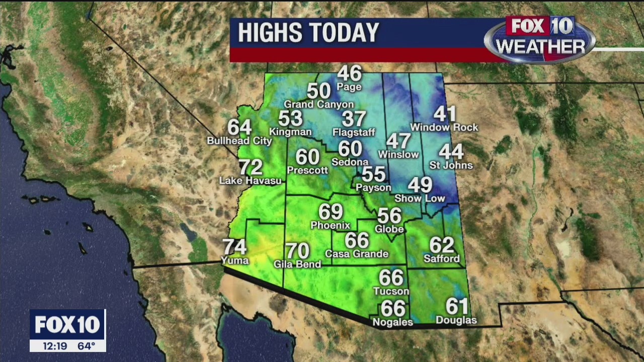 Noon Weather - 1/30/20