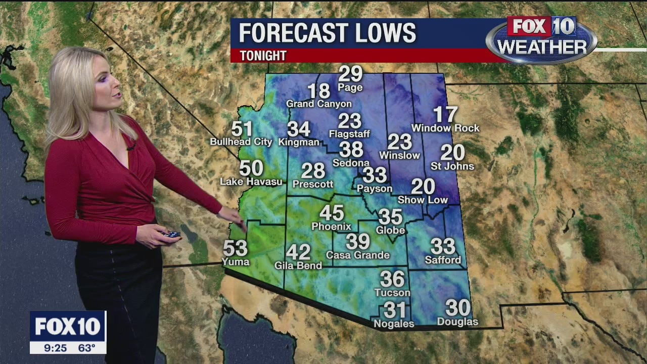 9 p.m. Weather Forecast 1/30/20