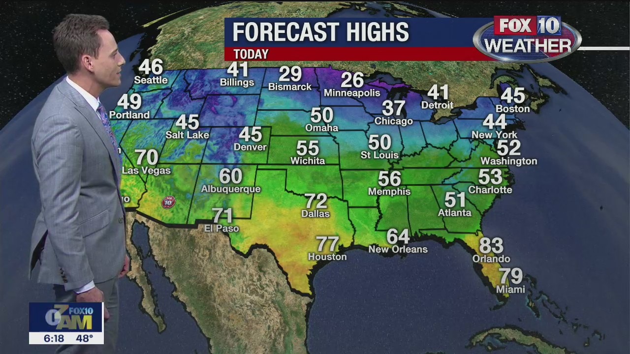 6:00 a.m. Weather - 2/16/2020
