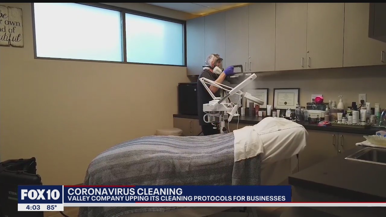 Valley cleaning company upping its protocols for businesses amidst spread of COVID-19 coronavirus