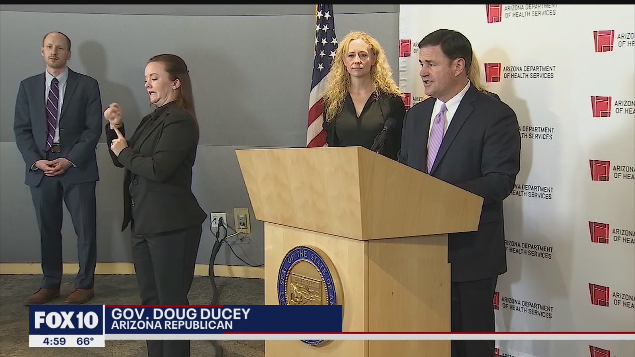 Ducey makes declaration of public health emergency as coronavirus spreads