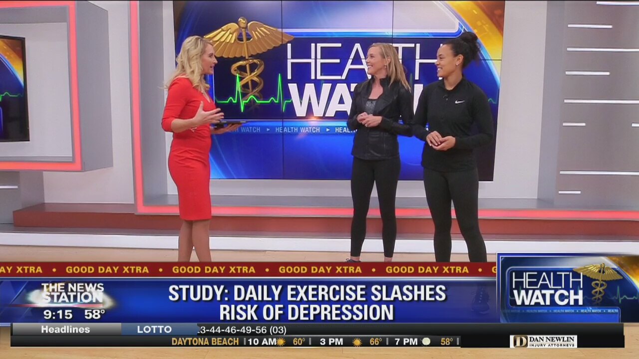 Study: Daily exercise slashes risk of depression