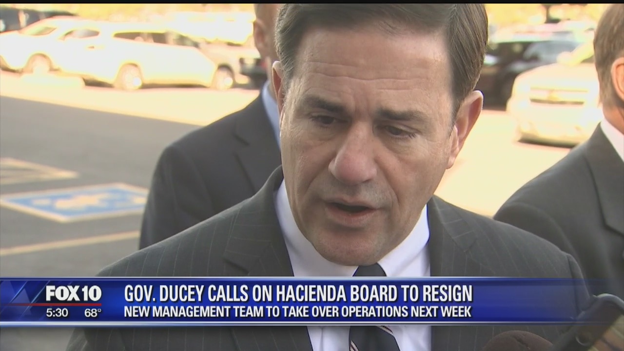 Governor Doug Ducey weighs in on Hacienda Scandal via tweets