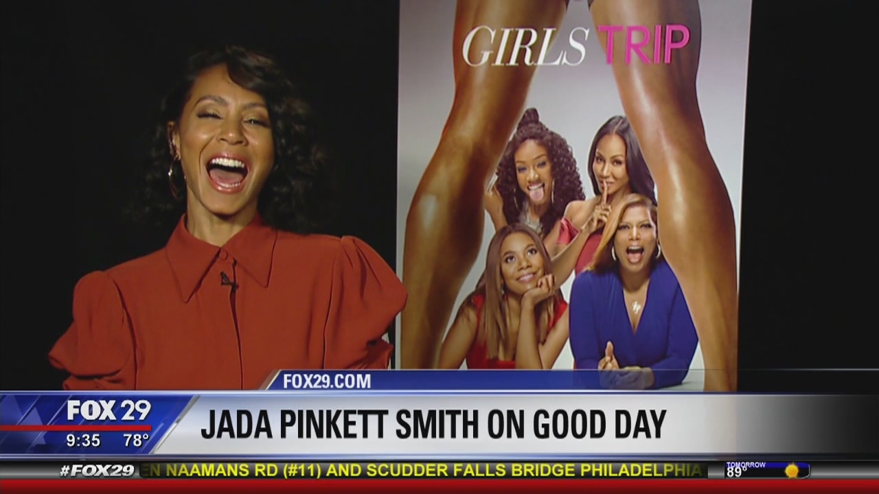 Jada Pinkett Smith live on movie 'Girls Trip' opening Friday