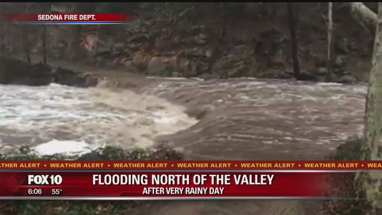 Severe flooding in parts of Northern Arizona