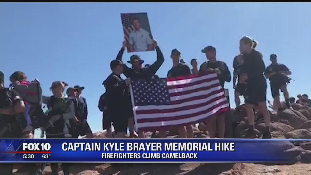 Firefighters pay tribute to fallen fire captain