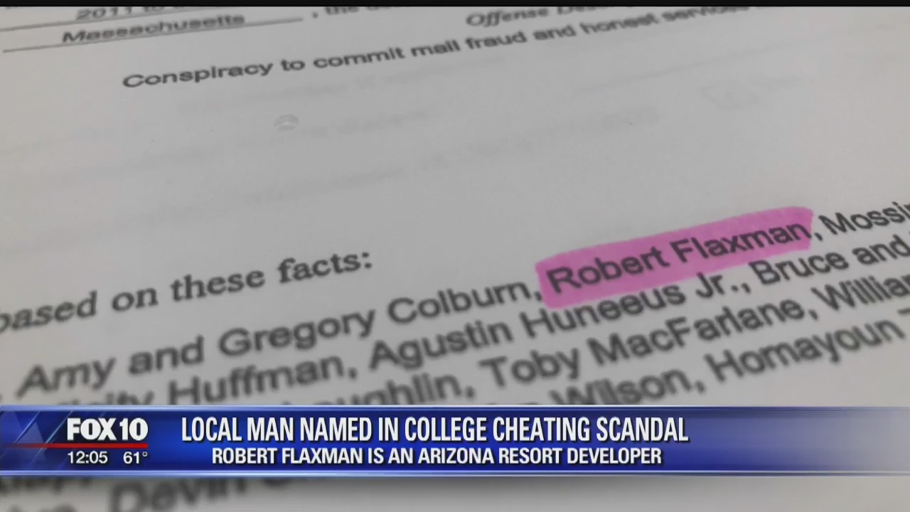 Arizona developer accused in college cheating scandal