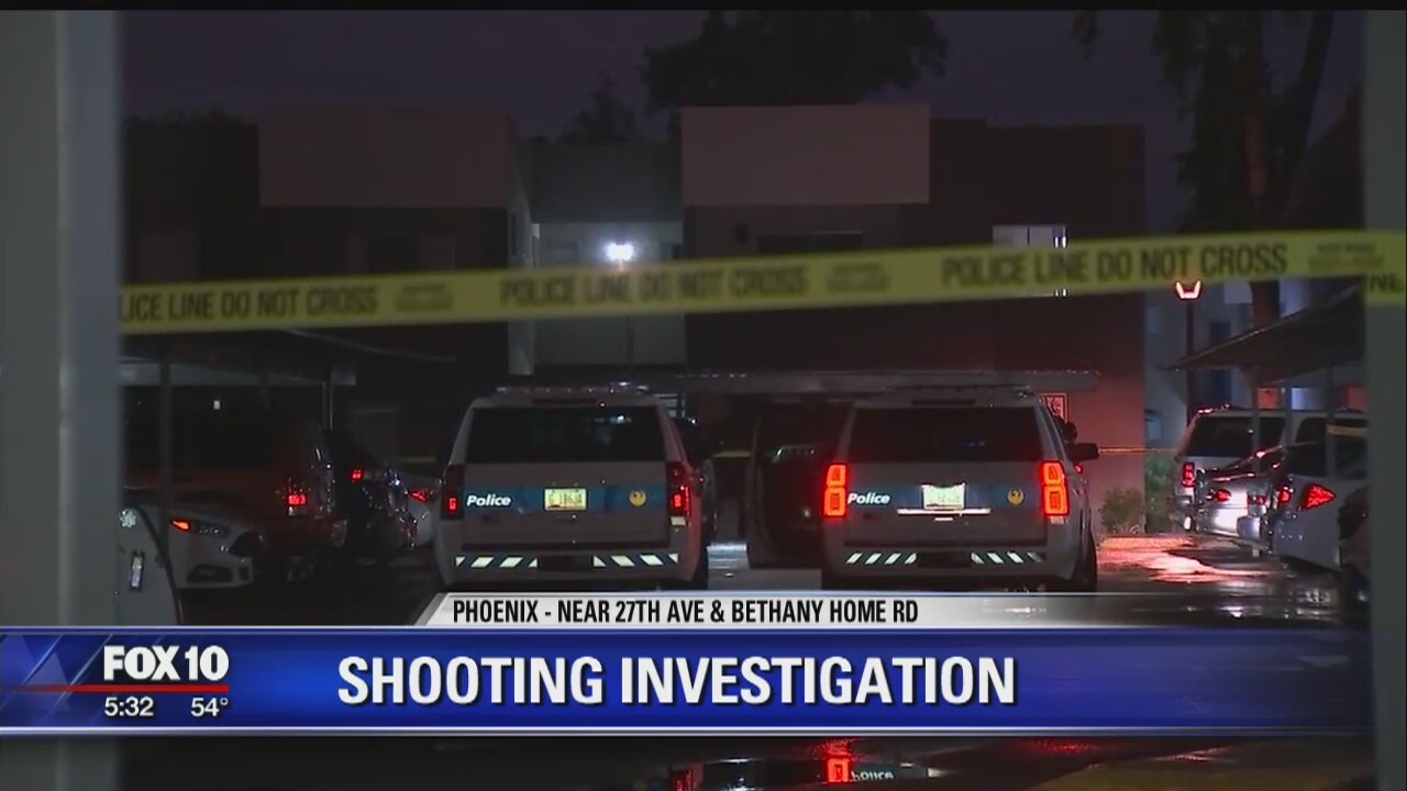 Police investigating apartment shooting in Phoenix