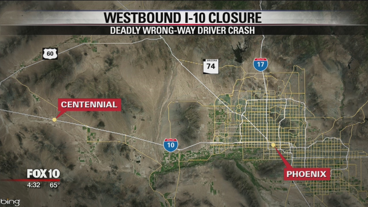 DPS: 4 killed in fiery wrong-way crash west of Phoenix