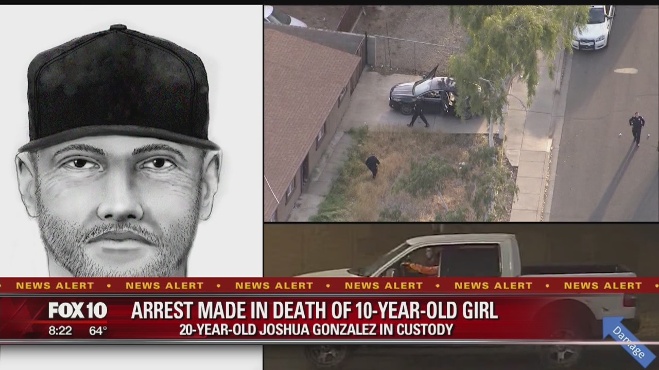 Phoenix police arrest suspect in connection to shooting death of 10-year-old girl
