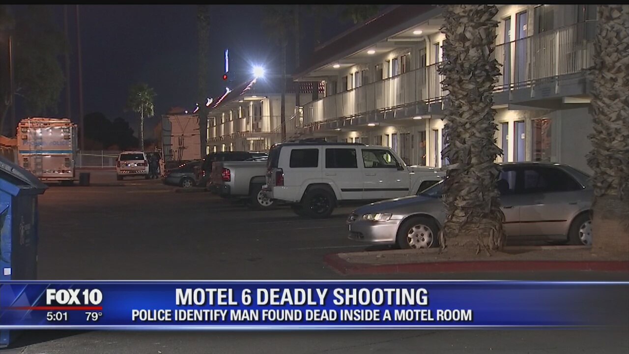Phoenix Police investigate deadly shooting at Motel 6