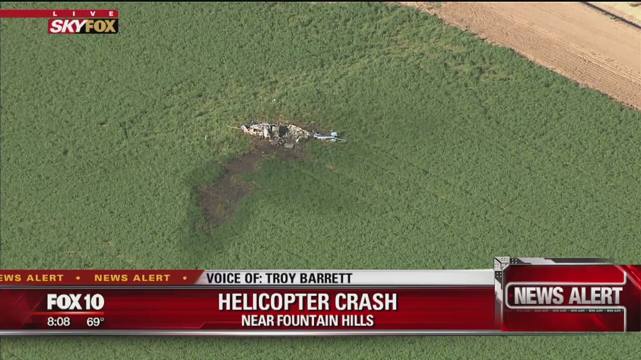 Helicopter crashes near Fountain Hills
