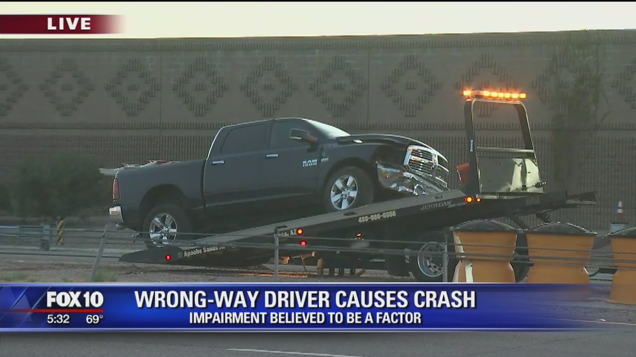 Several injured in wrong-way crash on Loop 202