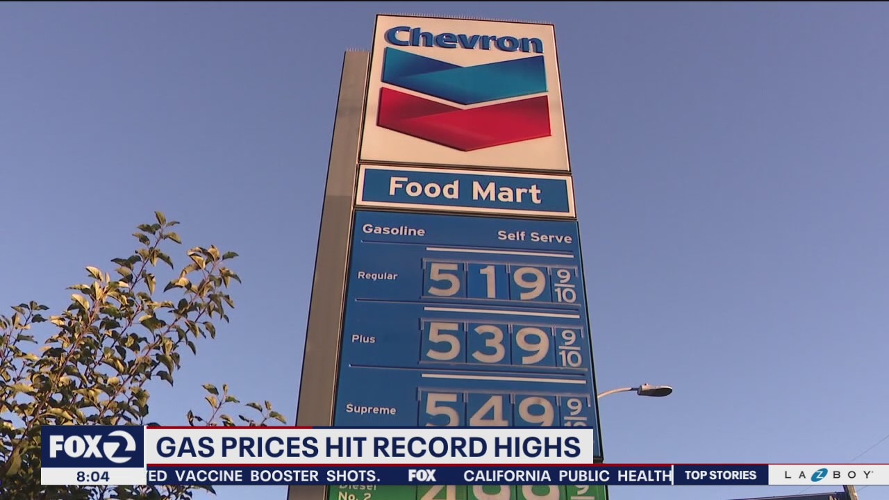 California gas prices hit record highs