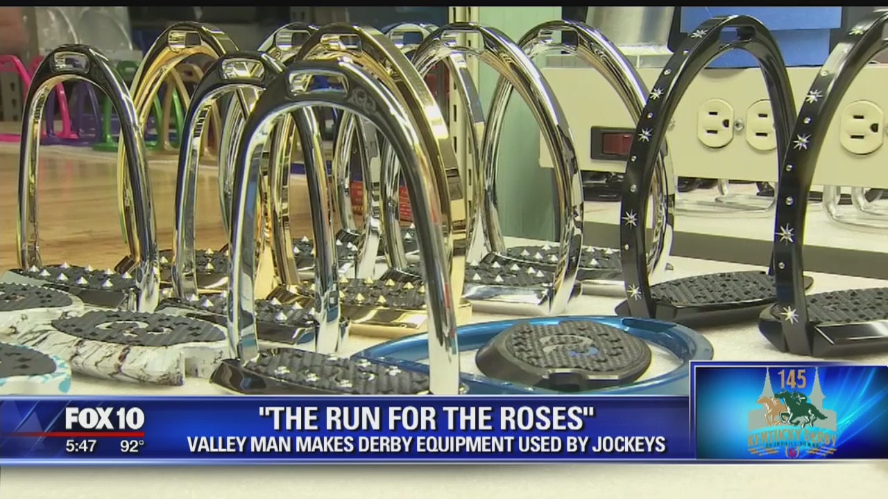 Man makes derby equipment used by jockeys at the Kentucky Derby