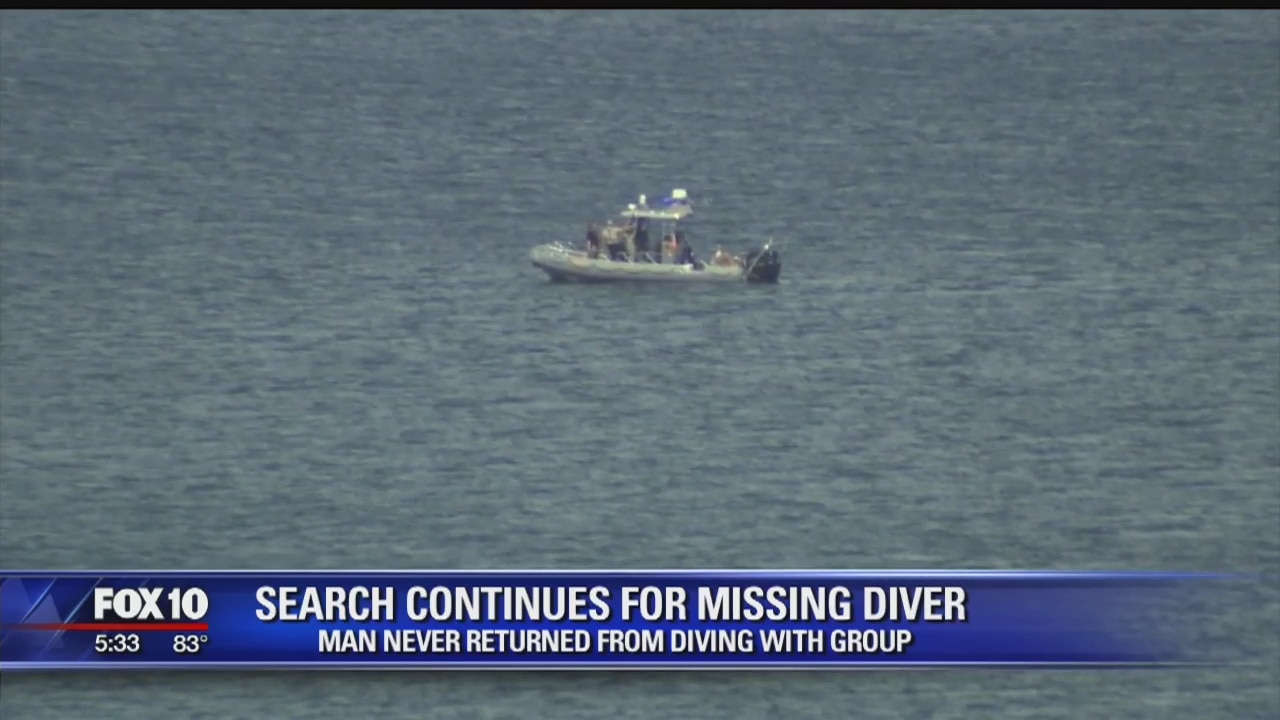 Search continues for missing Lake Pleasant diver