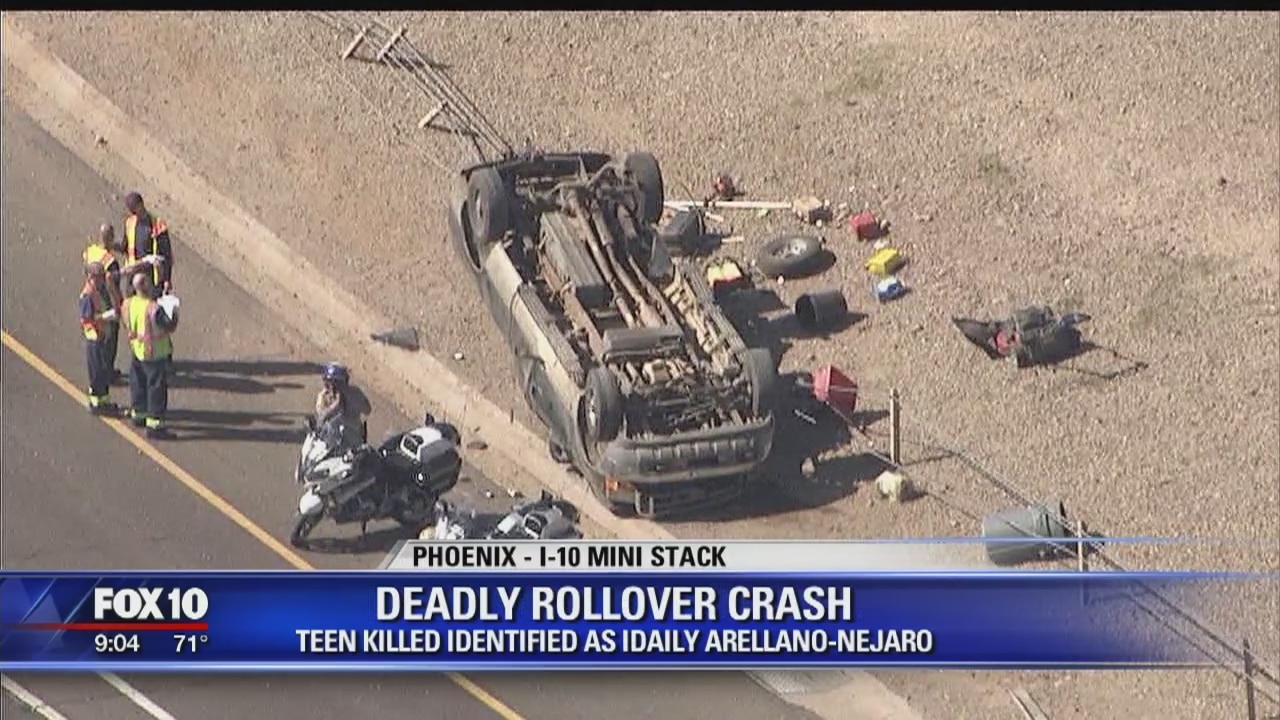 DPS: Excessive speed caused fatal rollover crash on Interstate 10