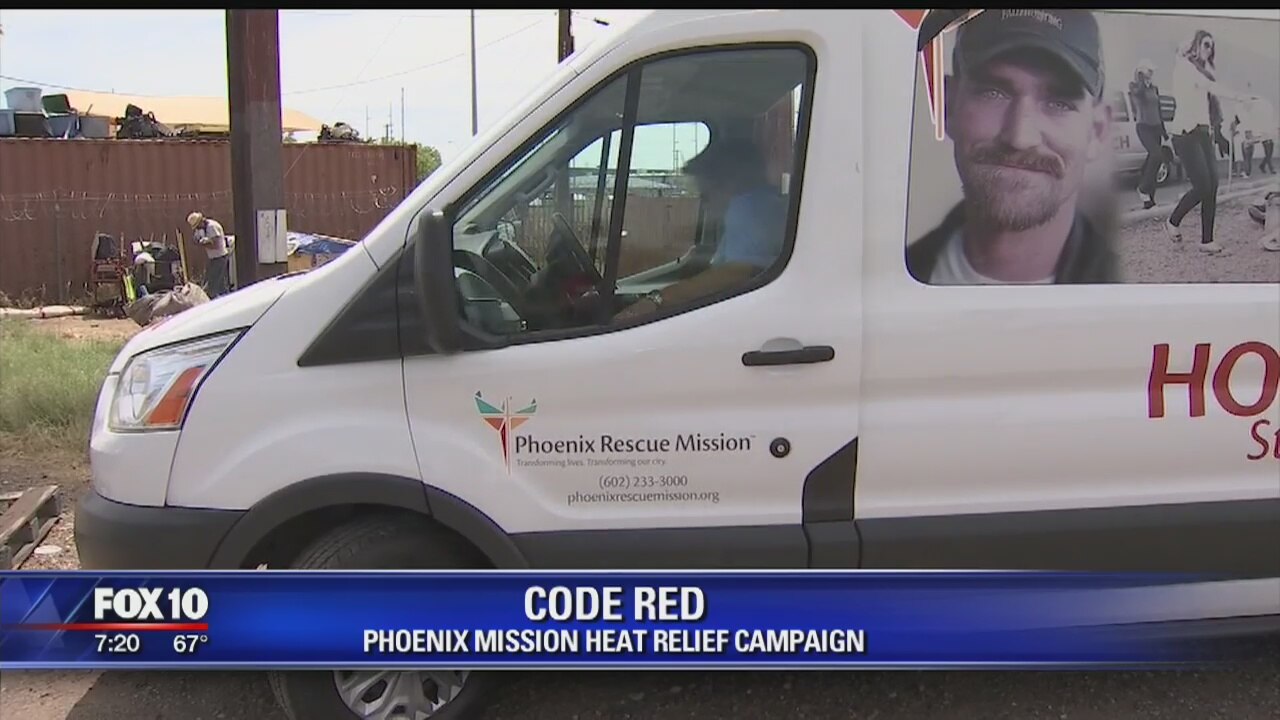 Phoenix Rescue Mission launches heat relief campaign