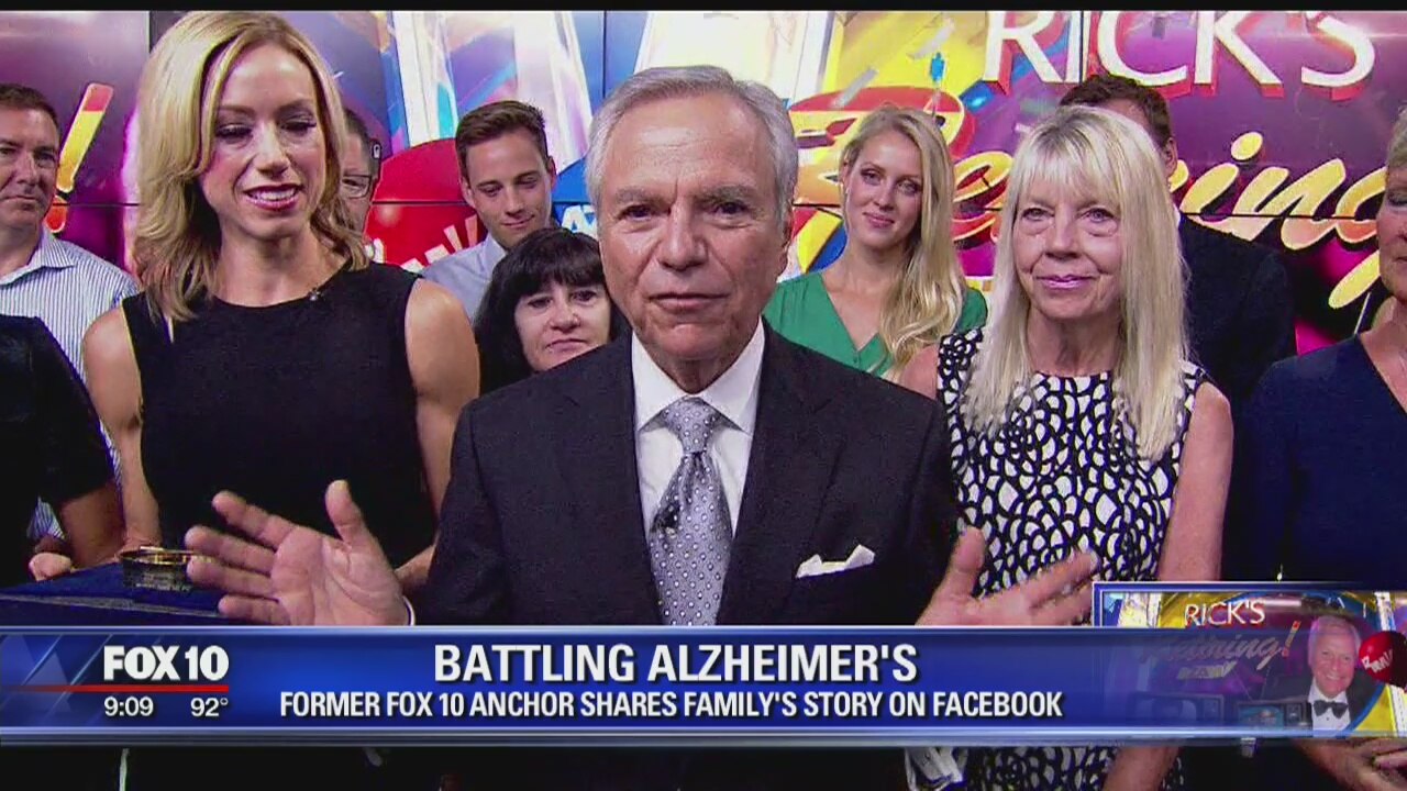 Former FOX 10 anchor Rick D'Amico reveals wife's Alzheimer's Disease diagnosis