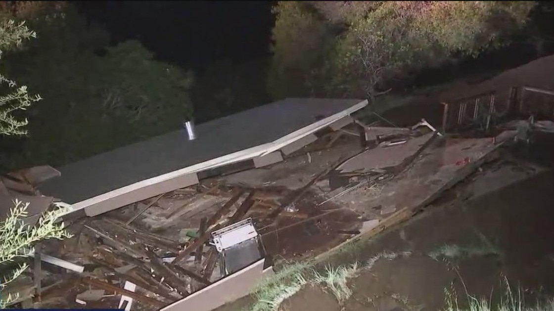 Fairfax home collapses after rainstorm