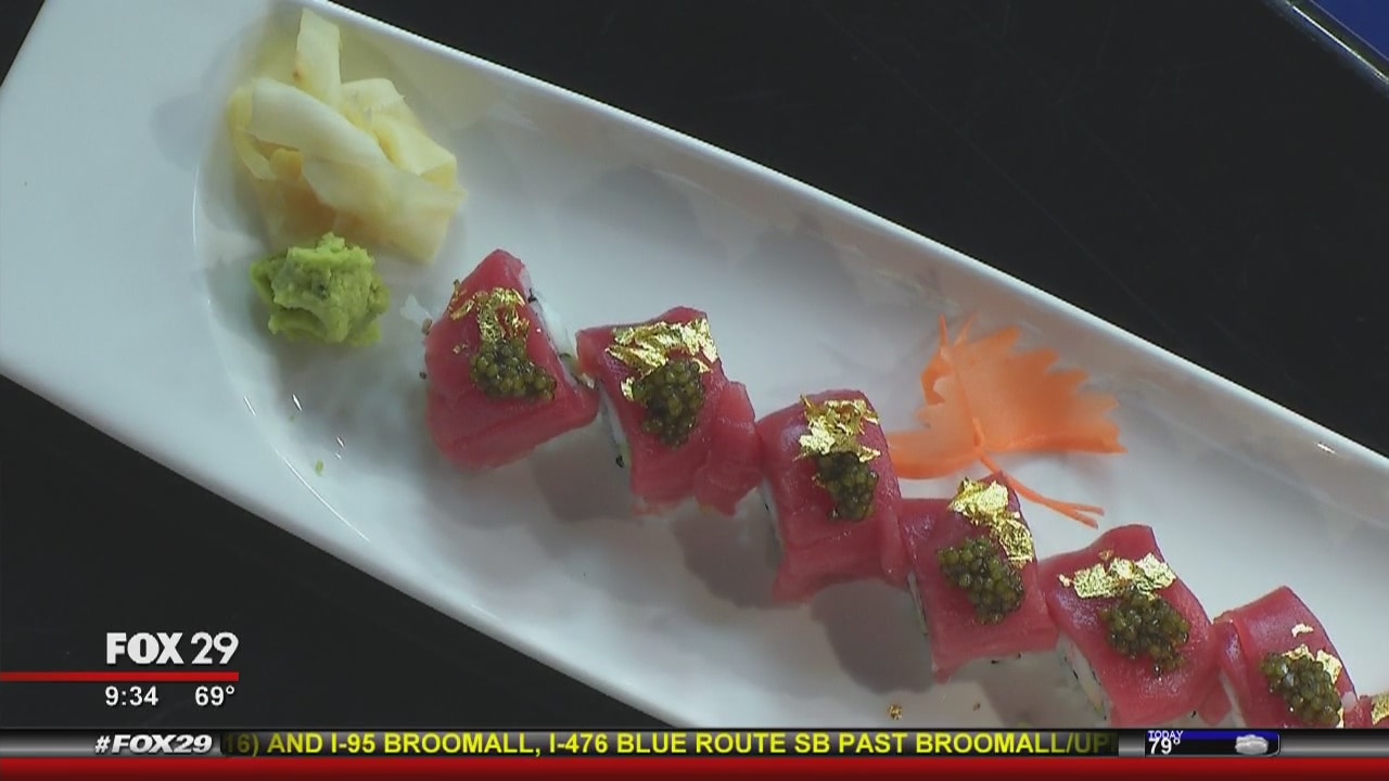 Ya Gotta Try This: Luxury Sushi Roll with Gold Flakes