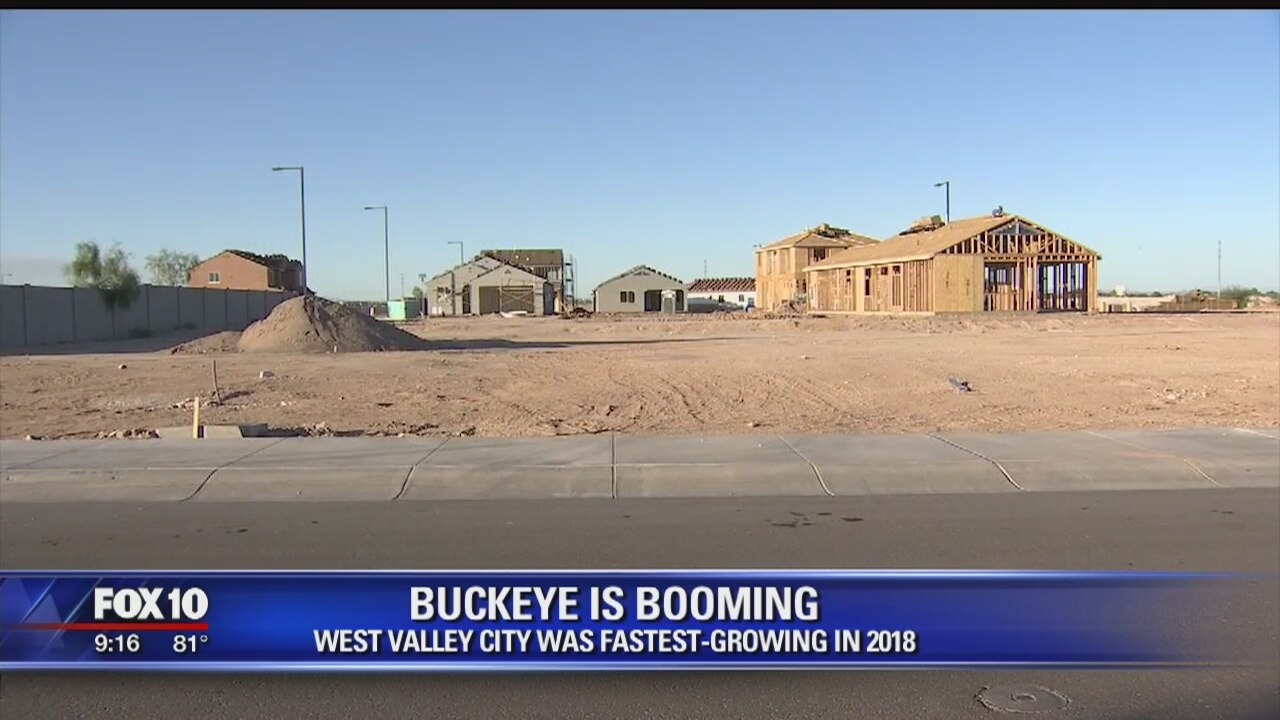 Figures: Buckeye the fastest growing city in US