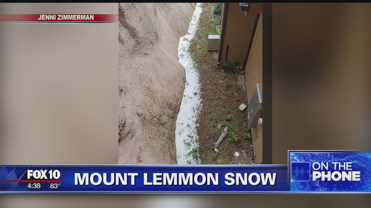 Late May storm brought snow to Mount Lemmon