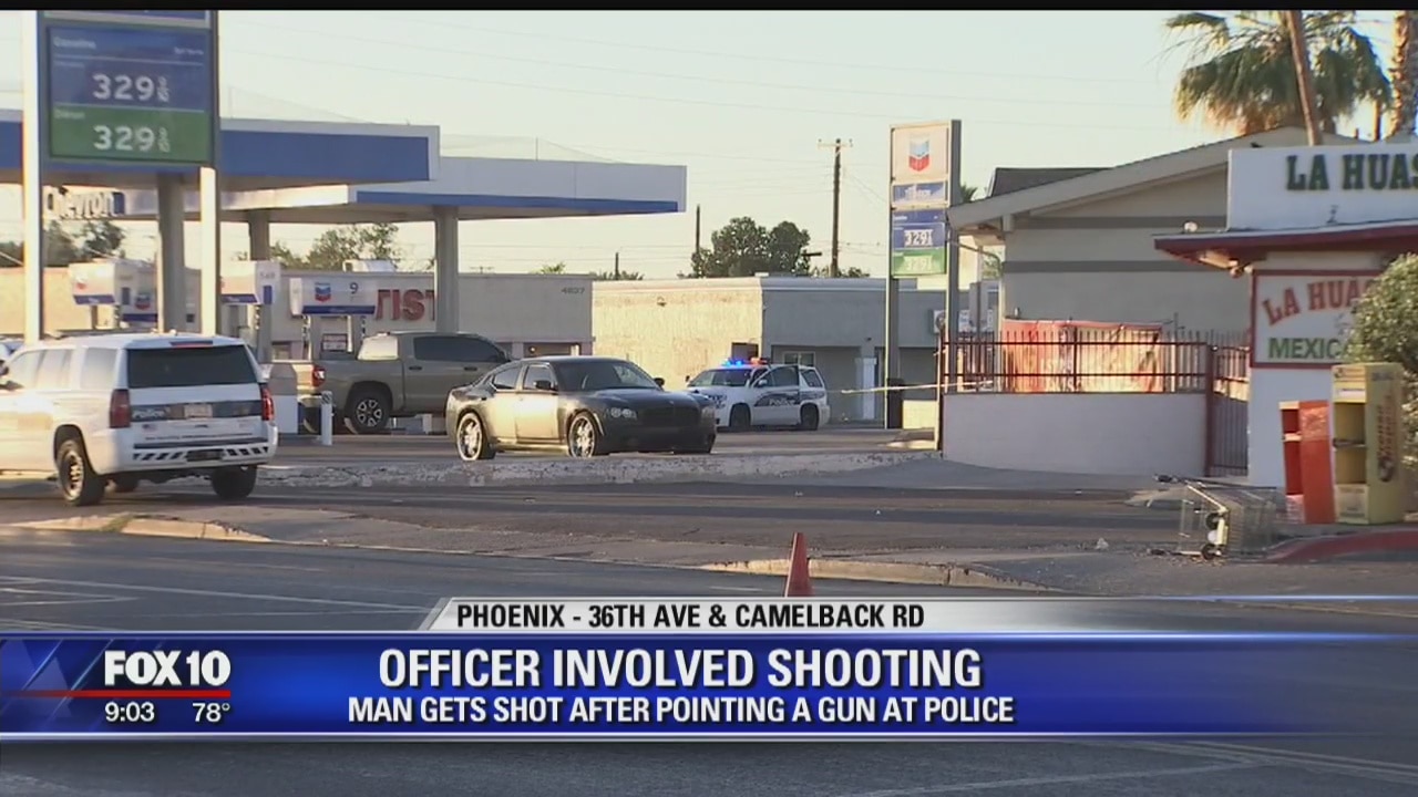 Phoenix Police involved in shooting near 35th Ave. and Camelback, suspect critical