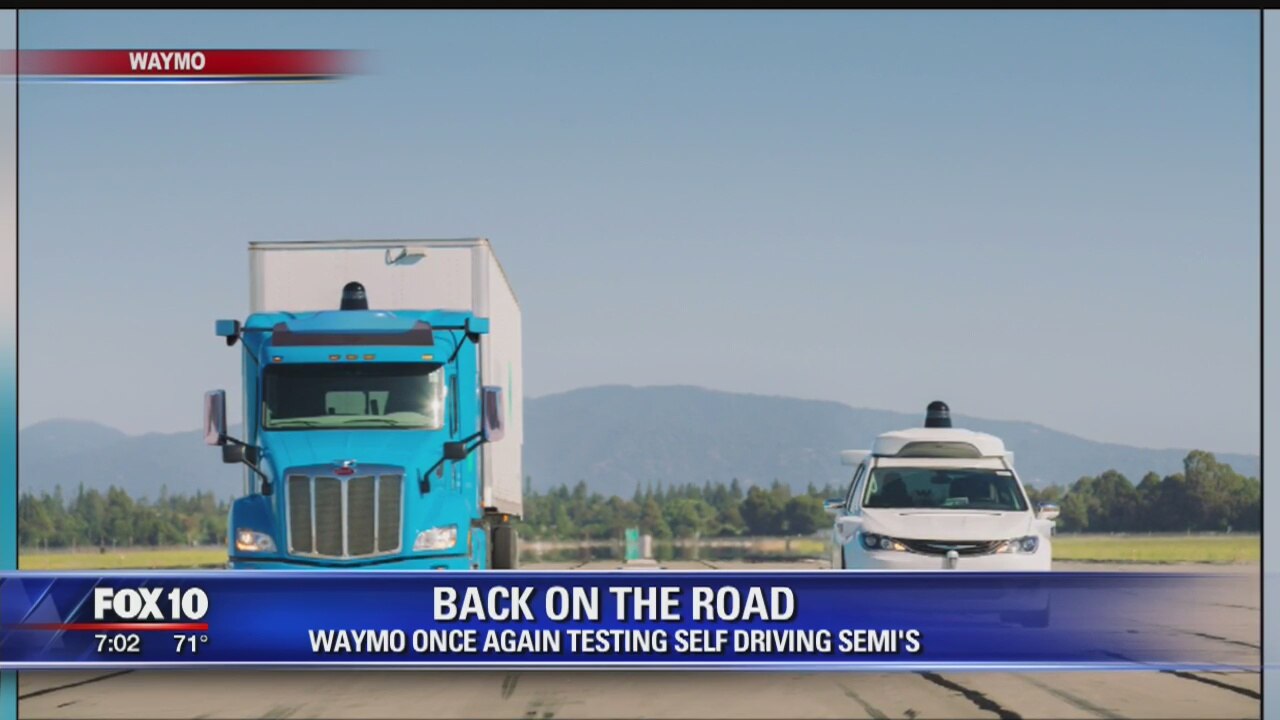 Waymo bringing self-driving trucks to Phoenix area freeways
