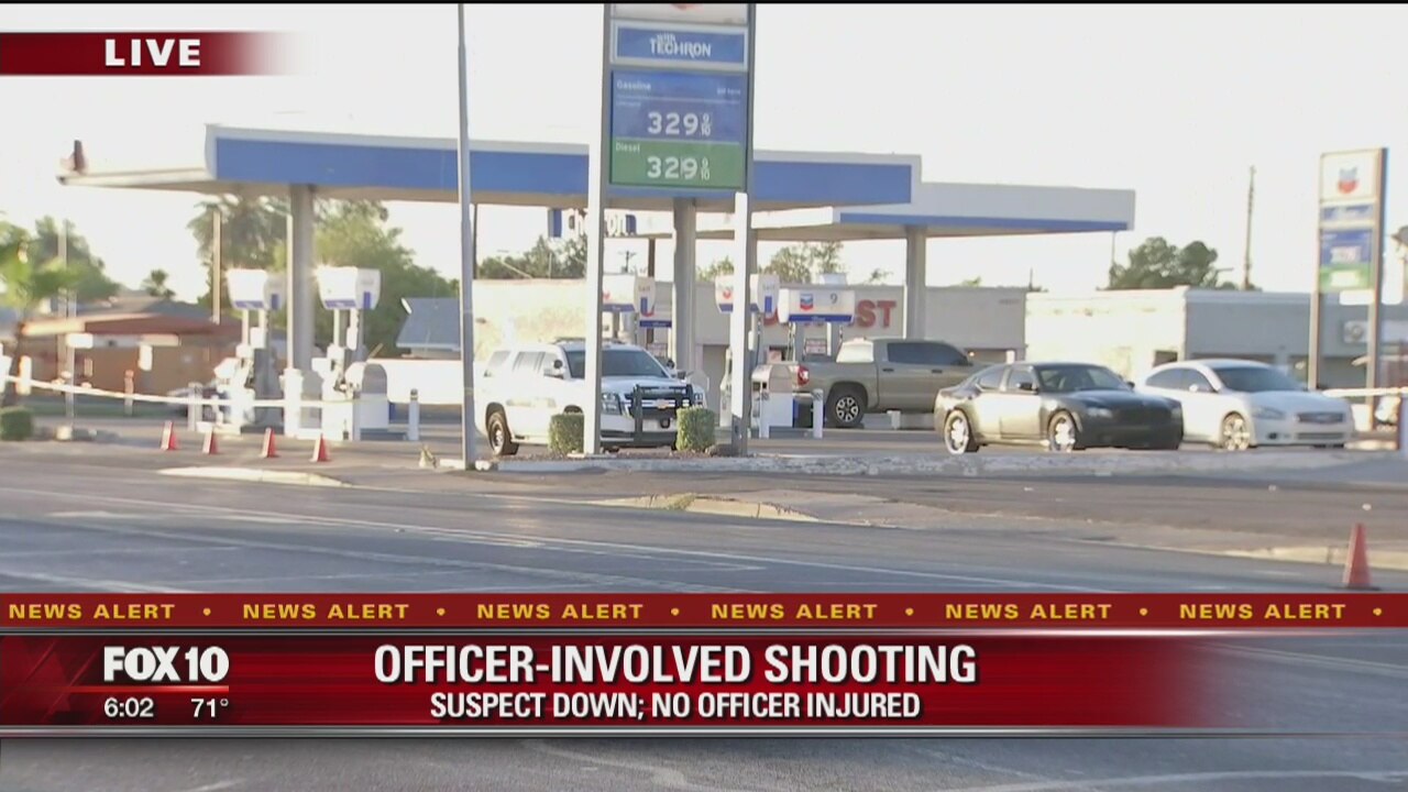 Phoenix Police involved in shooting near 35th Avenue and Camelback