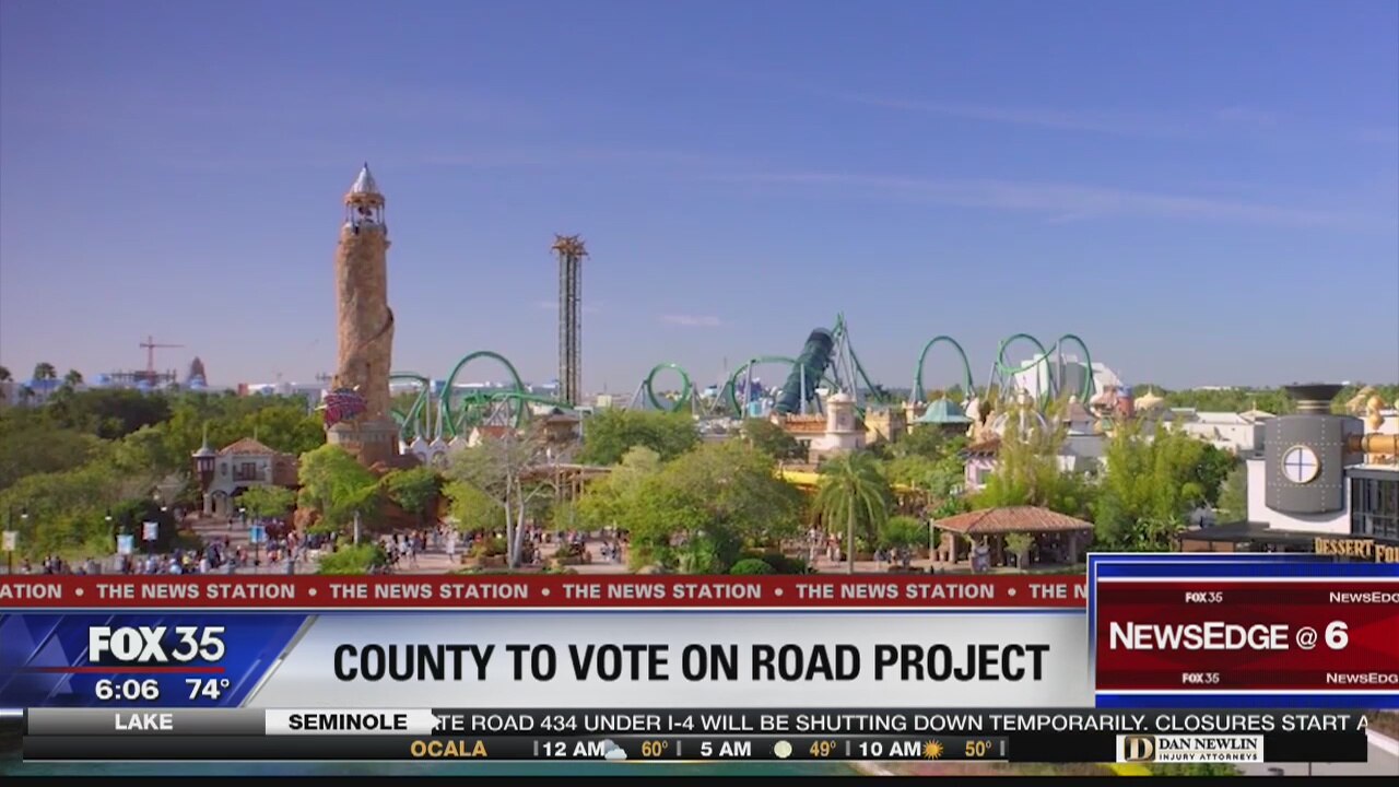 Orange County to vote on Universal Orlando road project