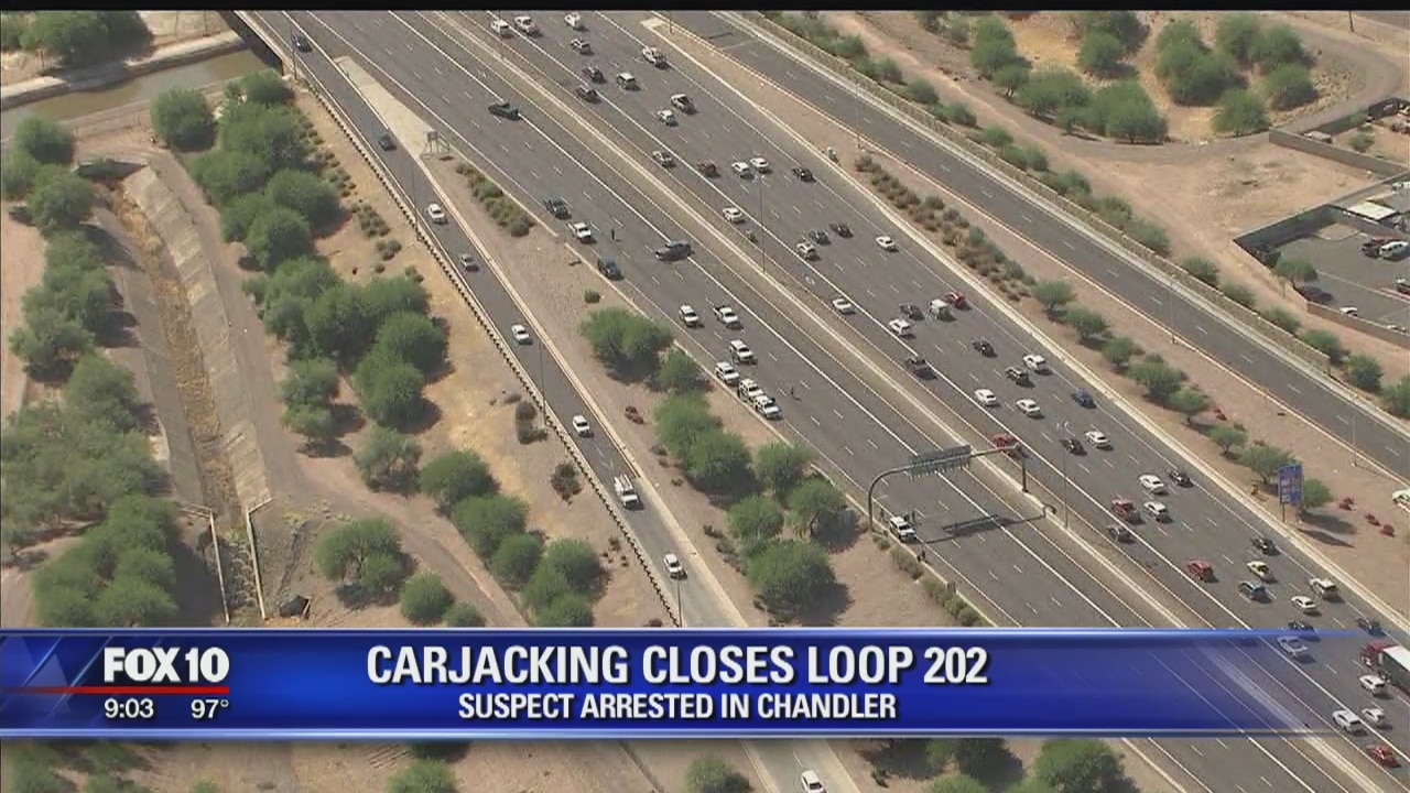 Police: Suspect arrested in Chandler after stealing car on Loop 202