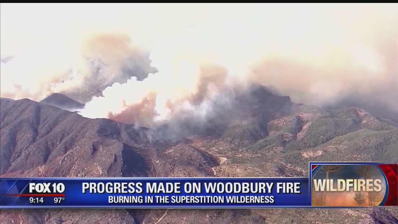 Containment figures for Woodbury Fire raises to 15%
