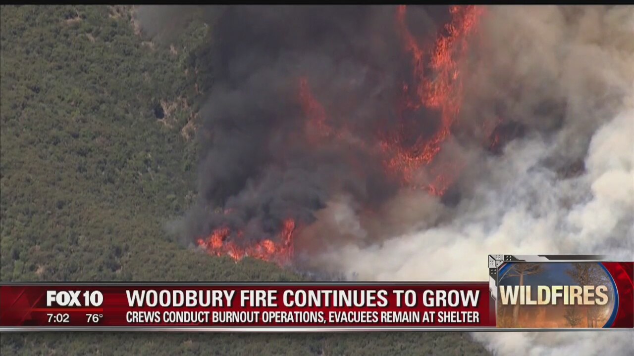 Woodbury Fire surpasses 100,000 acres