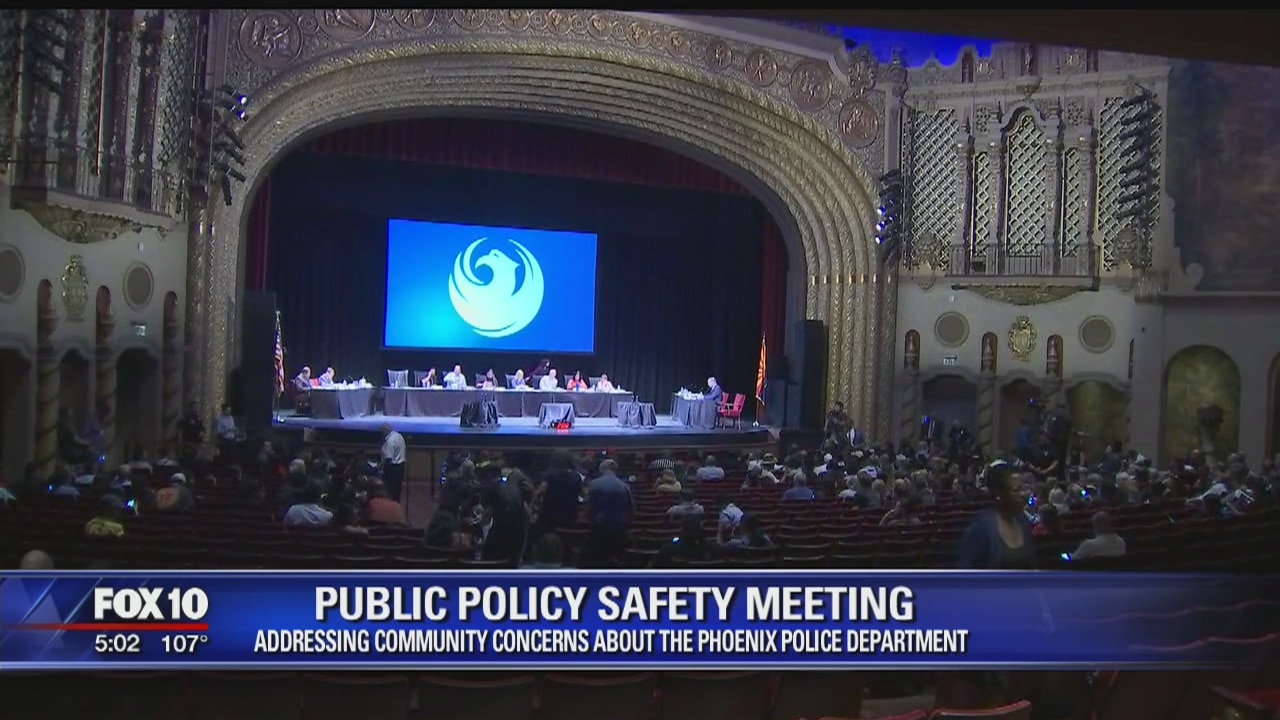 Meeting held amidst mounting Phoenix PD controversy