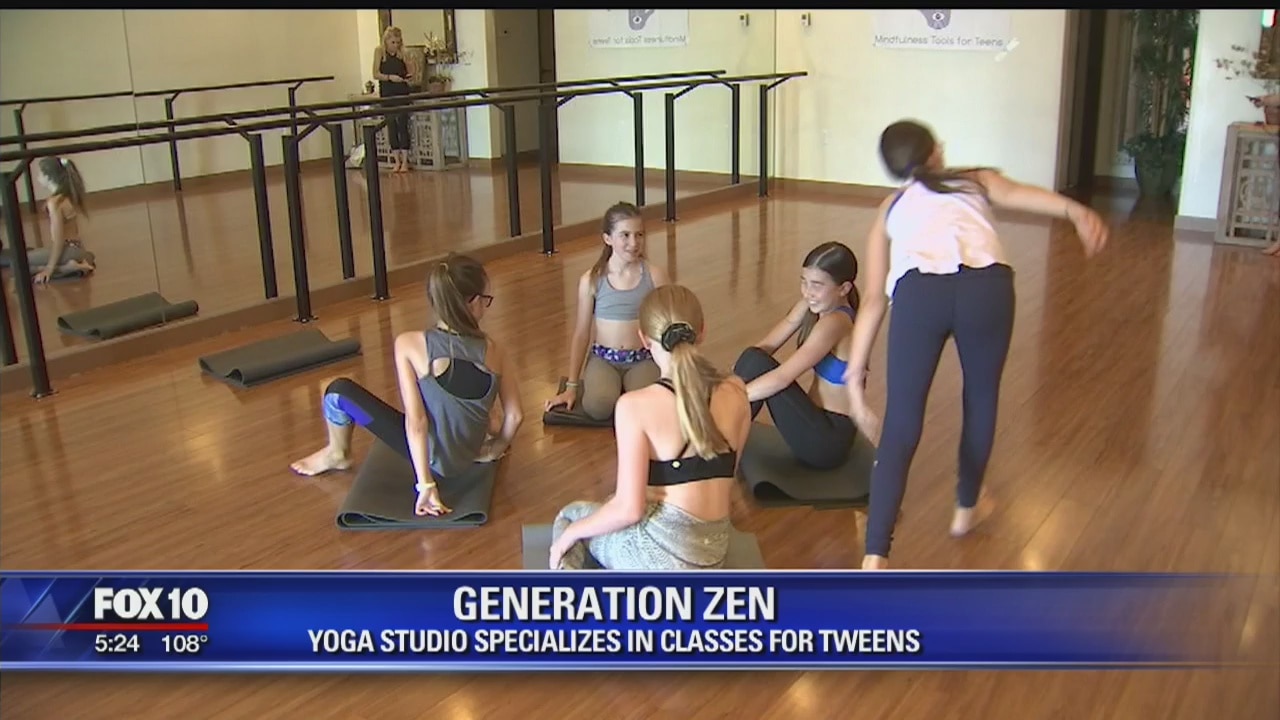 Yoga studio specializes in classes for tweens