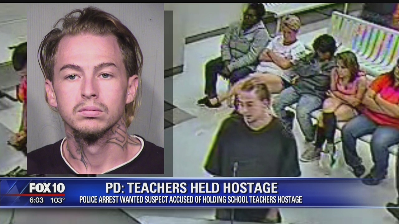 Man accused of holding teachers hostage at a Phoenix school