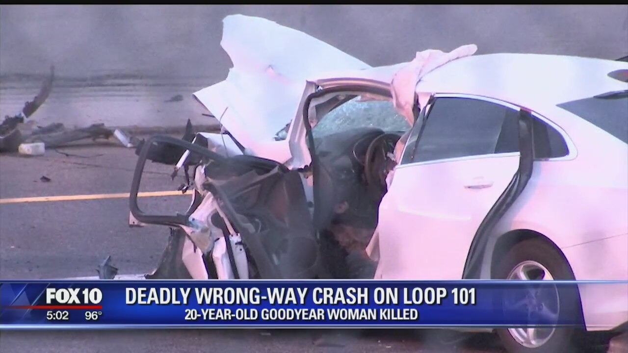 1 dead, 1 injured following wrong-way crash