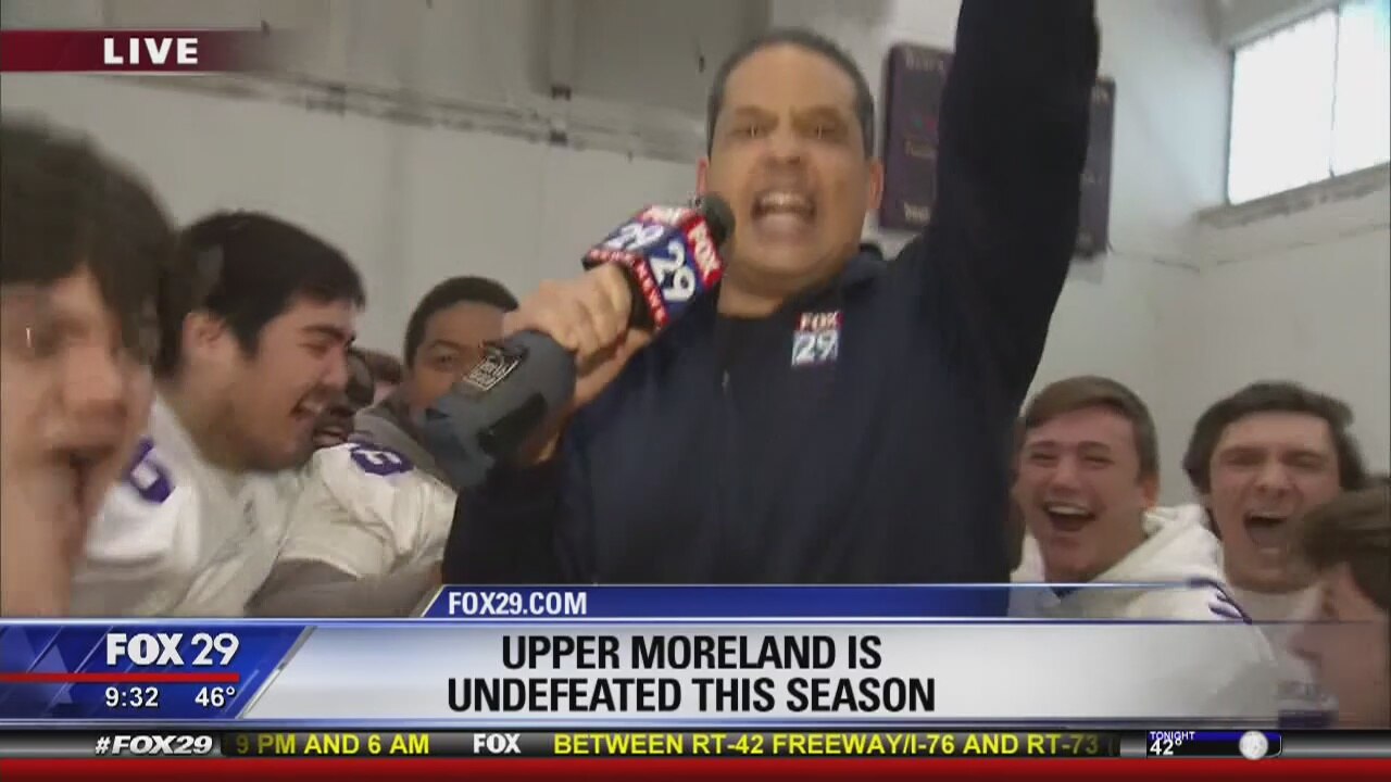 Iain Cheers On The Undefeated Upper Moreland HS Team