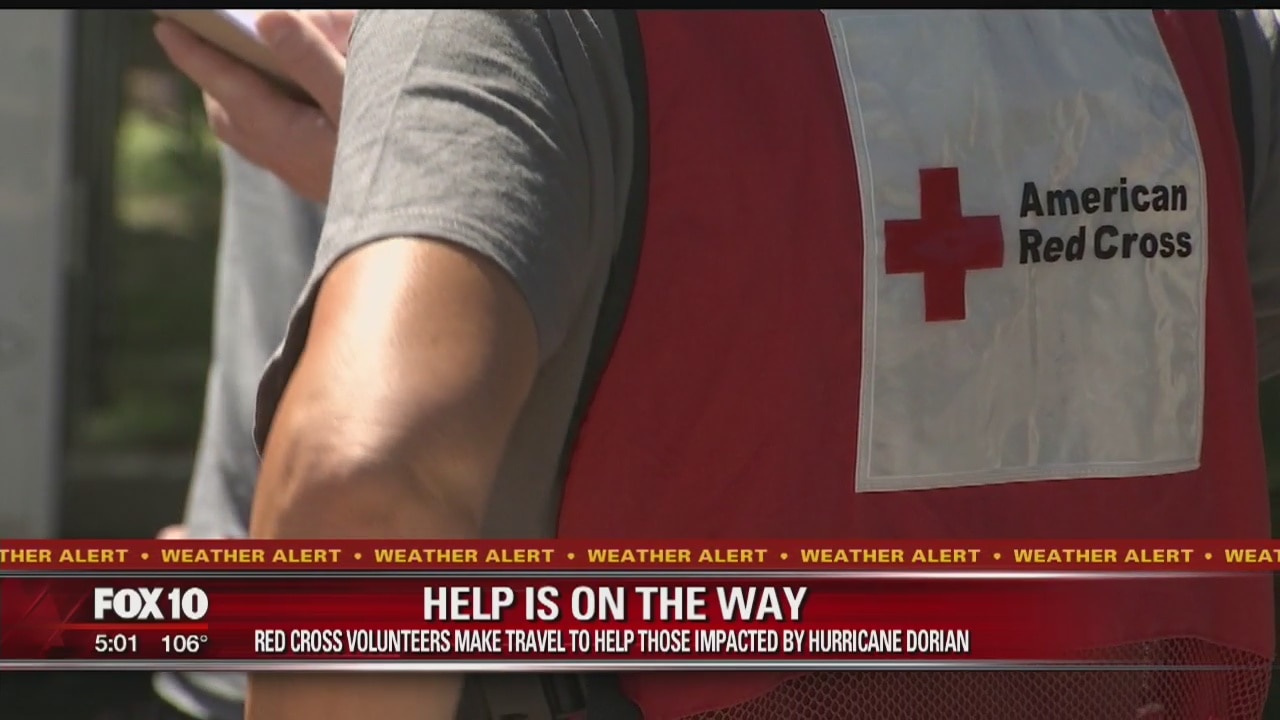 Red Cross volunteers travel to help those impacted by Hurricane Dorian