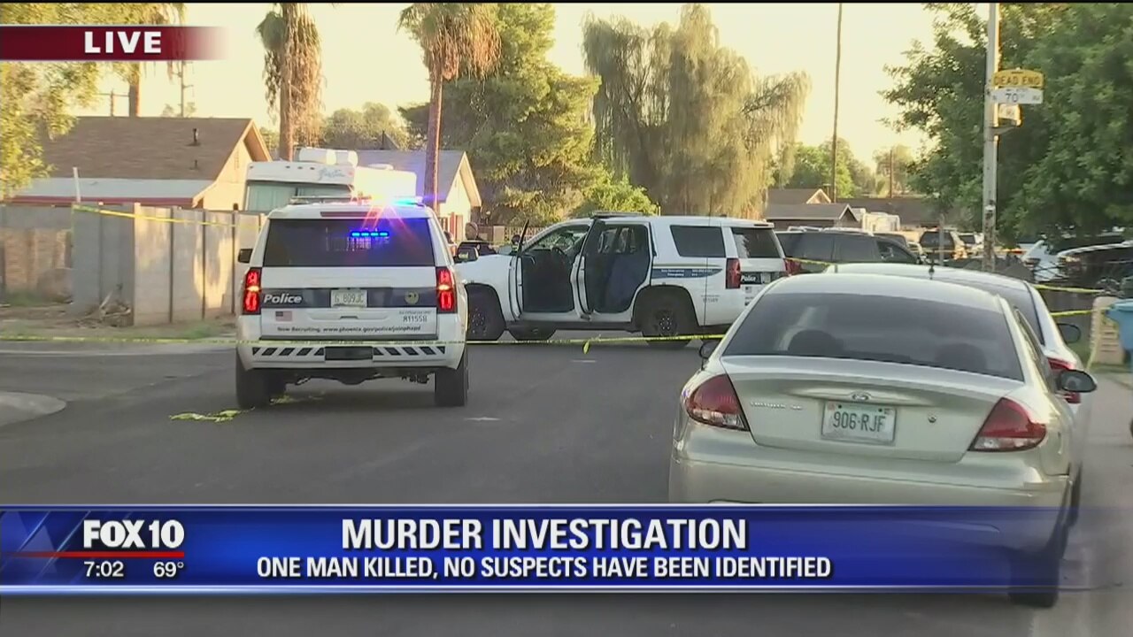 Murder investigation underway in Phoenix, no suspects