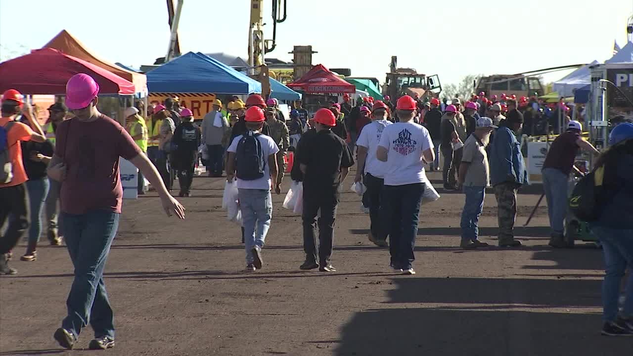 Arizona high school students learn trades of construction on career day
