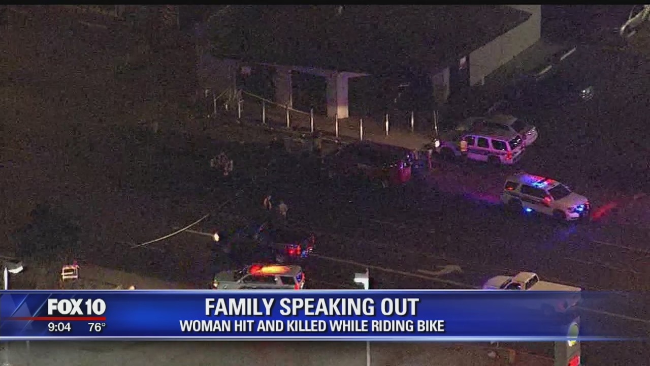 Family members of woman killed while riding bike say they are still in shock over what happened