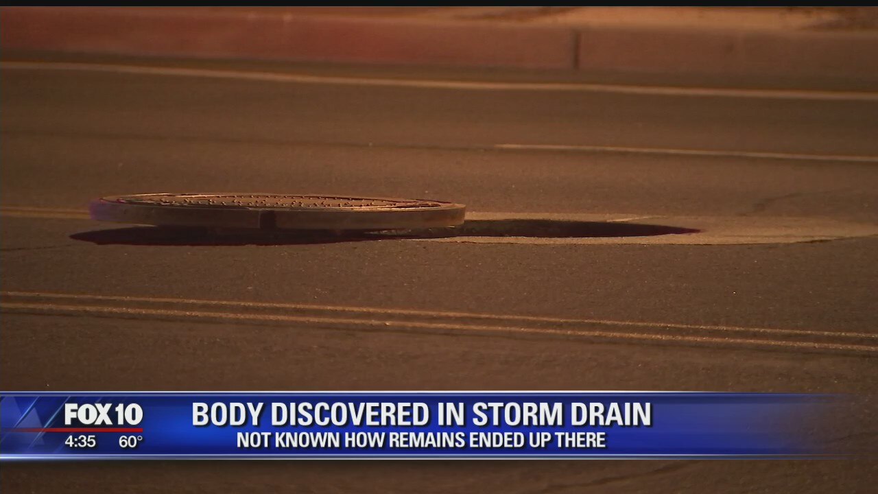 Body discovered in north Phoenix storm drain