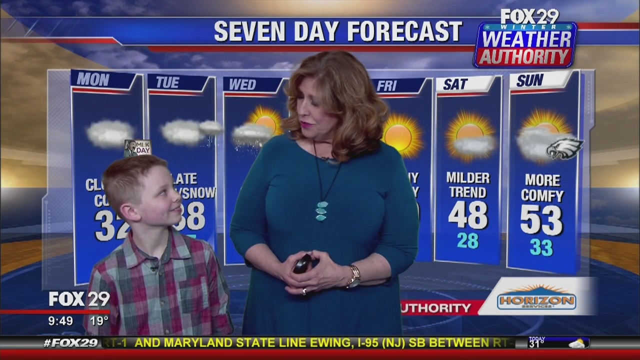 Good Day welcomes a special guest to the Weather Authority